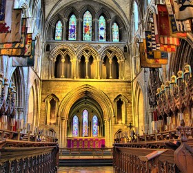 St Patricks Cathedral interior, Dublin