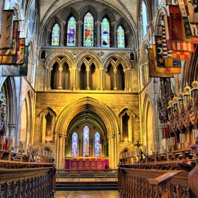St Patricks Cathedral interior, Dublin