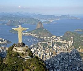 Statue of The Christ of Redeemer in Cordova, Rio de Janeiro, Brazil