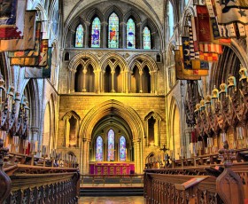 St Patricks Cathedral interior, Dublin