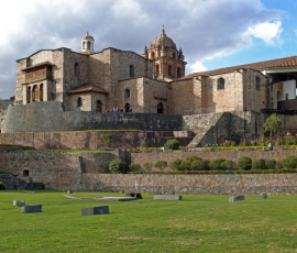 Santo Domingo Convent on the ruins of Coricancha, Cuzco, Peru