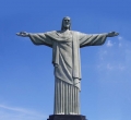 Statue of The Christ of Redeemer in Cordova, Rio de Janeiro, Brazil