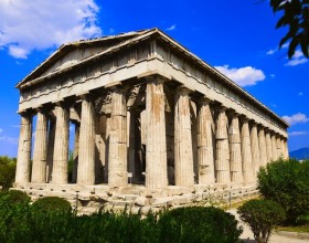 Acropolis hill in Athens, Greece